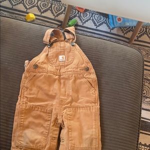 Boys Carhartt overalls. 9 month